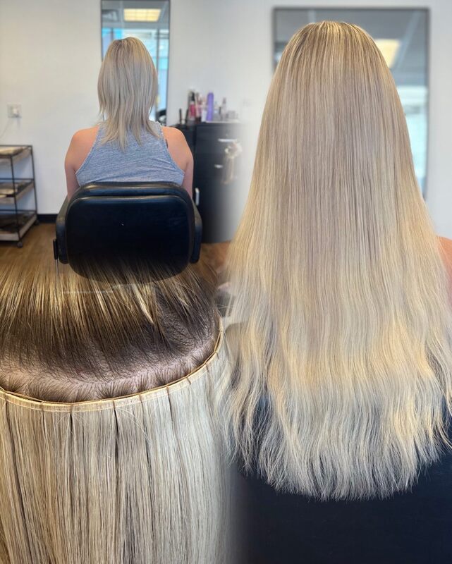 Weft hair extension