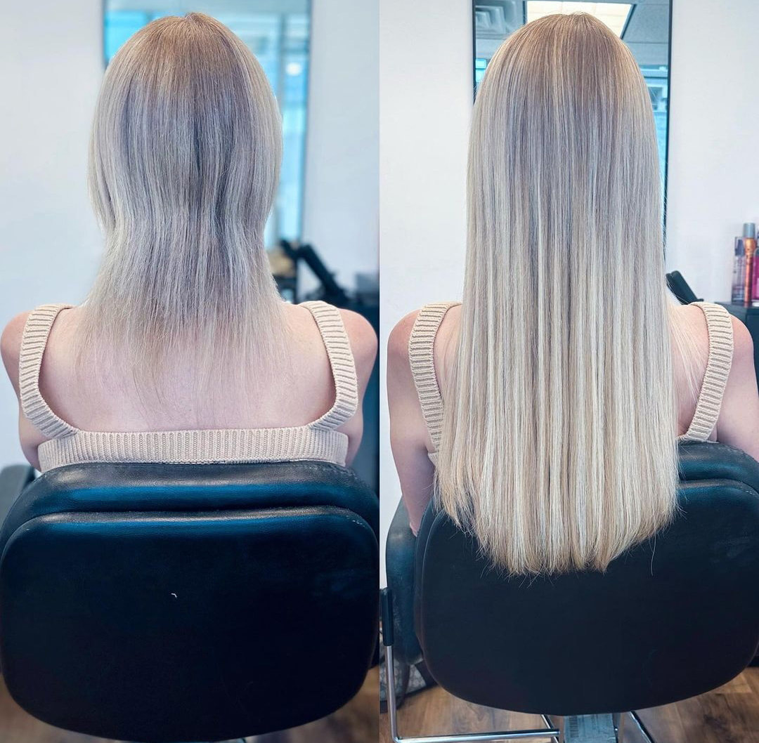 18 inches human hair extensions